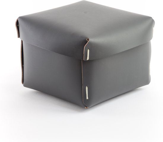 Vacavaliente Ruca Storage Box Large - Grey - Faux Leather