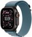 Apple Alpine Loop Band voor de Apple Watch | 44/45/46/49 mm - Maat S - Light Blue / Black Titanium