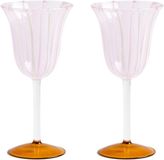 &Klevering Verres à vin Eve Rose (set de 2)