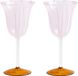 &Klevering Verres à vin Eve Rose (set de 2)