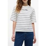 Tommy Hilfiger Classic Script T-shirt Fine Ecru/dark Night Navy