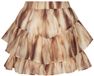 Lofty Manner Broek Short Hola Abstract Ruffle Rh31 2 200 Brown Dames Maat - L