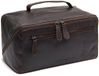 The Chesterfield Brand Chesterfield Trevia Waxed Pull Up Toilettas - Bruin