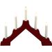 Konstsmide 2133-510 Lanterne en bois Blanc LED Rouge