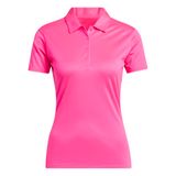 adidas dames Women'S Solid Performance Short Sleeve Polo Shirt, solar pink, XL