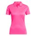 adidas dames Women'S Solid Performance Short Sleeve Polo Shirt, solar pink, XL