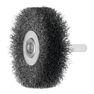 LESSMANN Ronde borstel op stift RVS-draad 0,30 mm, 60X15 mm