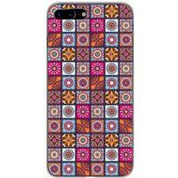 Apple iPhone 7 Plus patchwork mandala bedrukt siliconen hoesje