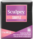 Sculpey Souffle poppy seed - klei 48 gr - zwart