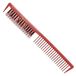 Hercules Sägemann HS C10 Carbon Comb, 9-inch lengte, rood