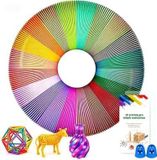 Filament PLA pour stylo 3D, bicolore, 1,75 mm, 100 mètres, 20 pièces