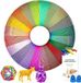 Filament PLA pour stylo 3D, bicolore, 1,75 mm, 100 mètres, 20 pièces