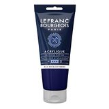 Lefranc Bourgeois 300409 fijne acrylverf, hoog gepigmenteerd, goede dekking, romige homogene textuur - 80ml tube, Phthalocyanine Blue