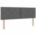 vidaXL Hoofdbord Grijs Stof 144 cm