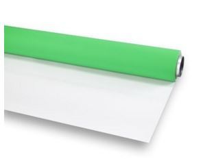 Kamera Express Vinyl Groen/Wit Mat 2.72X4m Achtergrond Rol