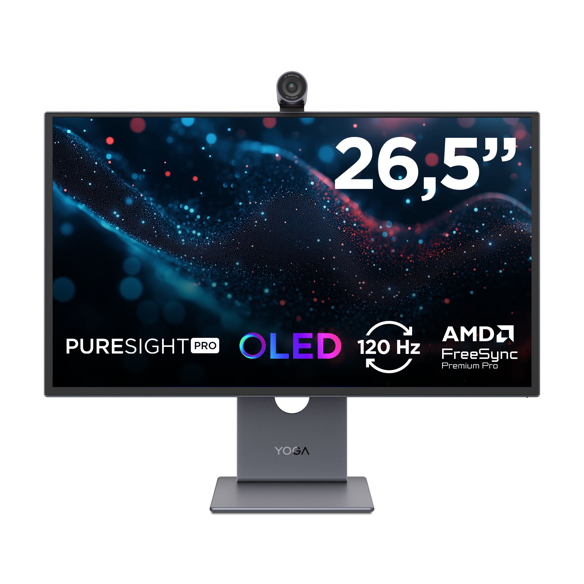 Lenovo Yoga Pro 27UD-10 27" 4K QD-OLED Monitor 120 Hz 0,03 ms Eclipse Black