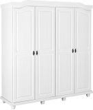 Interlink SAS Kledingkast Ivy 197cm 4 deuren - wit