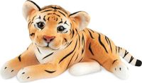BRUBAKER Tijger knuffeldier, 30 cm, bruin