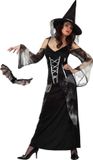 Atosa Halloween heksen kostuum voor vrouwen - Zwart - XL