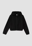 s.Oliver Kinder Sweatshirt Jacke met capuchon zwart 146/152