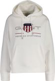 Gant Archive Shield Hoodie Dames Hoodie, Eierschaal, S