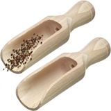 Westmark Set de cuillères à herbes, 2 pièces, hêtre, brun clair