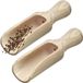 Westmark Set de cuillères à herbes, 2 pièces, hêtre, brun clair
