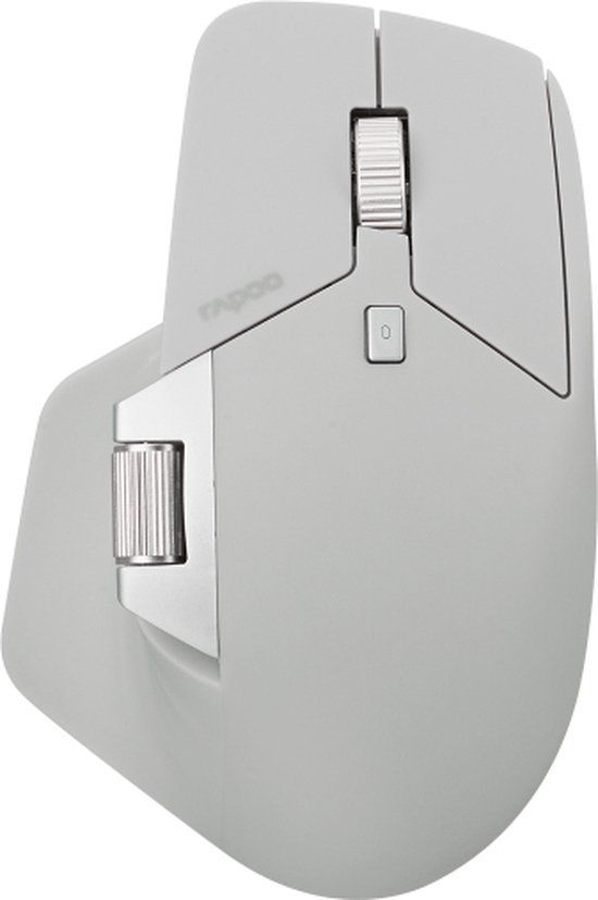 Rapoo MT760L muis Rechtshandig RF-draadloos + Bluetooth Optisch 3200 DPI Grijs