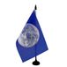 AZ FLAG Tafelvlag Planeet Aarde 21x14 cm Polyester 100D Plastic Voet