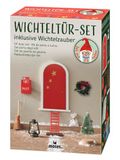 Moses Wichteltdeurset kerstmagie – 9-delige set met 24 kabouterbrieven, Scandinavische kersttraditie voor kinderen, gedetailleerde accessoires voor advent en Kerstmis