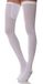 SCUDOTEX compressiekousen, zelfklevend, tegen trombose, 18-24 Hg, middelgroot, kleur wit, maat 2