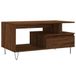 VidaXL Salontafel Bruineiken 90x49x45 cm