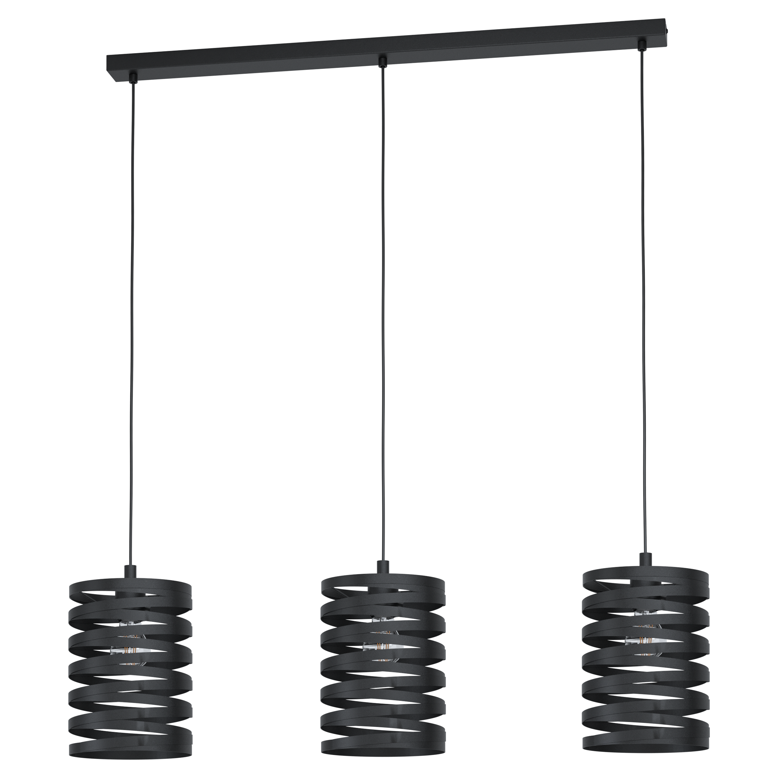 EGLO Cremella Hanglamp - Zwart - E27 - 94 cm