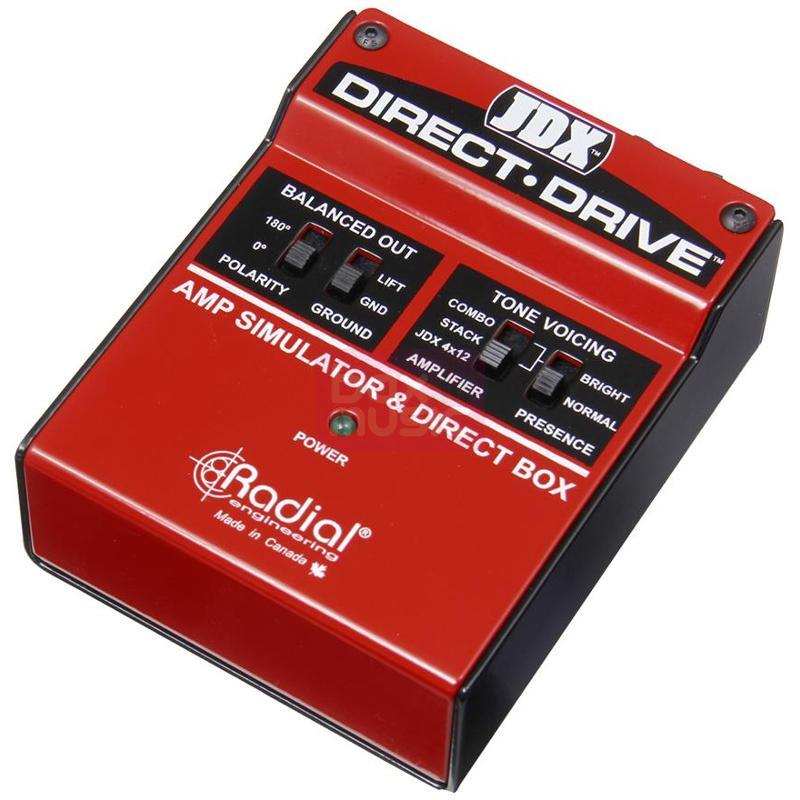 Radial JDX Direct Drive amp simulator DI box