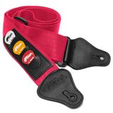 Tiger STP4-RD Gitaarriem met plectrumhouder