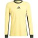 Adidas Scheidsrechter 24 Sportshirt Homme Manches Longues Jaune Noir Taille M