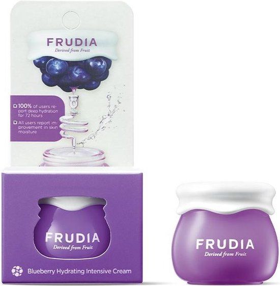 FRUDIA Blueberry Hydrating Intensive Cream – Dag- en nachtcrème 10 ml