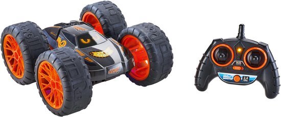 Revell Control 24554 RC Stunt Car Wheely Monster op afstand bestuurde auto, zwart/oranje