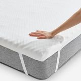 PIKOLIN Matrasbeschermer van traagschuim voor hotel | 160 x 192 cm, dikte 7 cm, van traagschuim, meerdere zones, aanpasbaar, afneembaar, ademend, anti-mijt