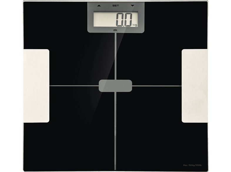 ok. OK. Ops 15422 Body Fat Scale Zwart
