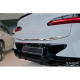 Avisa Chroom RVS Kofferbak Sierlijst compatibel met BMW X4 II (G02) M-Sport Facelift 2021-