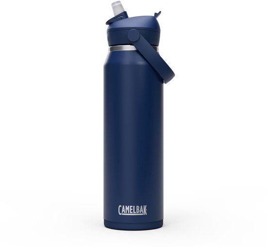 Thrive Flip Straw Bottle Geïsoleerd Roestvrij Staal