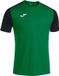 Joma Academy IV Shirt Korte Mouw Kinderen - Groen / Zwart | Maat: 152