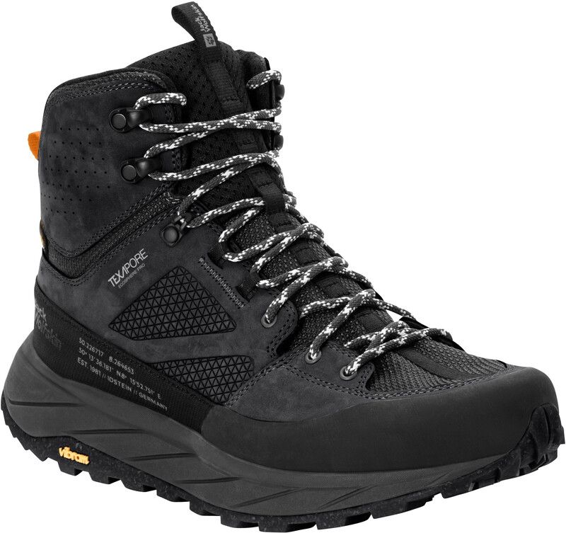 Jack Wolfskin Terraquest Texapore Mid Men's Shoes - Black - EU 45.5