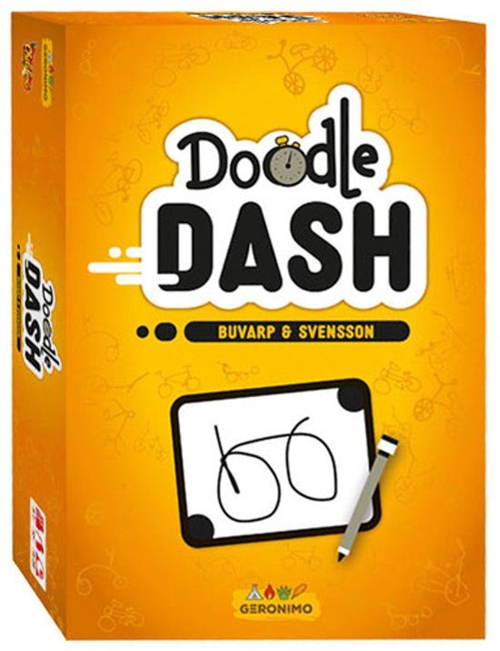 Geronimo Games Doodle Dash - Tekenspel - Wedstrijdspel - 3-7 spelers - Vanaf 10 jaar