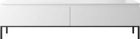 Selsey Bemmi - RTV 175 cm - Wit met zwarte poten