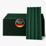 Albatros Trapeziumprofielplaten, set van 22 stuks, groen (RAL 6005), 1290 x 445 mm, verzinkt