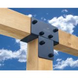 Nesling pergola verlengelement set van 2 - grijs