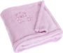 Playshoes Fleece deken voor kinderen 75x100cm - Beer - Roze