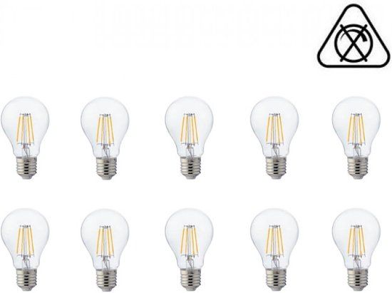 BES LED LED Lamp 10 Pack - Filament - E27 Fitting - 4W - Warm Wit 2700K